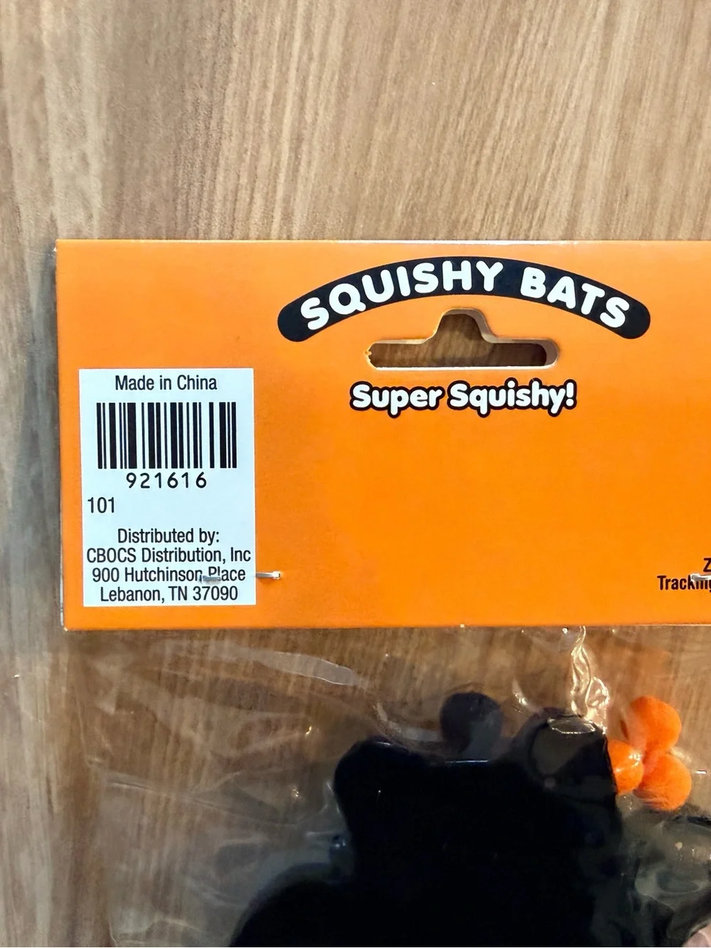 🔥 Zorbitz Black Squishy Bat 🖤
